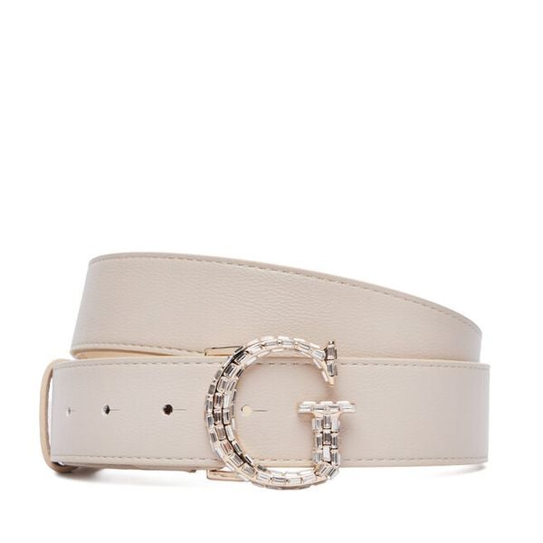 Pasek Damski Guess. Brązowe paski damskie Guess, z aplikacjami. Za 284.99 zł.