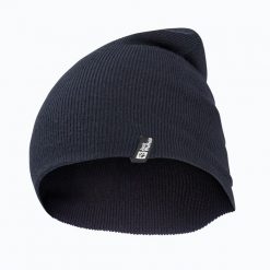 Czapka zimowa Jack Wolfskin Rib. Niebieskie czapki i kapelusze męskie Jack Wolfskin, na zimę, bez wzorów, z materiału. Za 79.99 zł.
