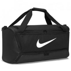 Torba Sportowa Unisex Nike Brasillia. Czarne torby sportowe męskie Nike, bez wzorów, małe. Za 177.00 zł.