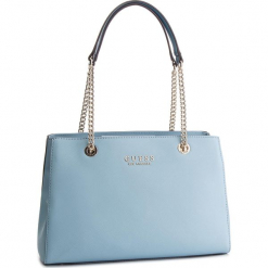 Torebka GUESS - HWEV71 80090 SKY. Niebieskie torebki do ręki damskie Guess, z aplikacjami, ze skóry ekologicznej. Za 589.00 zł.