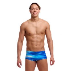 Trunki męskie Funky Trunks Sea Breeze - sidewinder. Niebieskie kąpielówki męskie FUNKY TRUNKS, m, bez wzorów, do pływania. Za 159.00 zł.