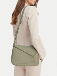 GINO ROSSI Torebka C-KY117 Zielony. Zielone torebki do ręki damskie Gino Rossi, bez wzorów, z materiału, bez dodatków. Za 199.99 zł.