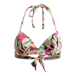 Stanik bikini na szyję dla Kobiety PRINTED BEACH CLASSICS Czarny. Czarne bikini damskie Roxy, m, bez wzorów. Za 121.70 zł.