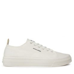 Tenisówki Jack & Jones. Białe trampki męskie Jack & Jones, bez wzorów, bez zapięcia. Za 129.99 zł.