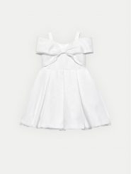 Abel & Lula Sukienka elegancka 5031 Biały Regular Fit. Białe sukienki dla dziewczynek Abel & Lula, bez wzorów, z syntetyku, eleganckie, bez ramiączek. Za 389.99 zł.