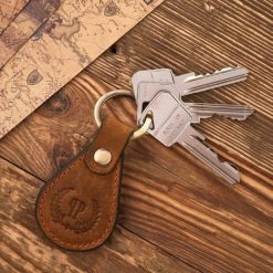 Zestaw prezentowy ZUP-99-OR portfel damski skórzany T-01-OR brelok do kluczy vintage T-85-HOR. Portfele damskie Paolo Peruzzi, bez wzorów. Za 168.93 zł.