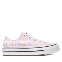 Trampki Converse. Czerwone trampki i tenisówki dziewczęce Converse, bez wzorów, bez zapięcia. Za 199.99 zł.