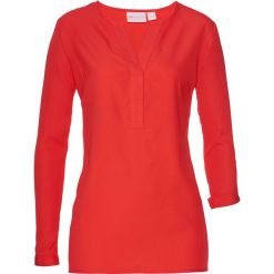 Długa tunika bonprix czerwony sygnałowy. Tuniki damskie marki bonprix. Za 74.99 zł.