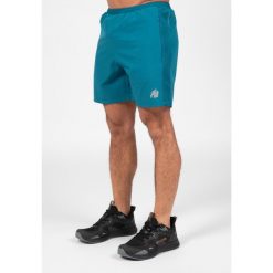 Lubec Szorty - Petrol. Niebieskie krótkie spodenki sportowe męskie GORILLA WEAR, bez wzorów, na fitness i siłownię. Za 192.00 zł.