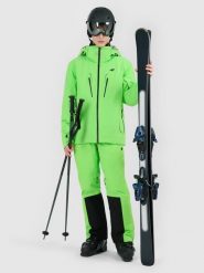 4F Kurtka narciarska membrana Dermizax 20000 z systemem RECCO męska - zielona M. Zielone kurtki męskie 4f, na zimę, m, bez wzorów, z materiału, bez kaptura. Za 1,999.99 zł.