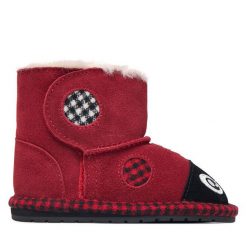 Śniegowce EMU Australia. Czerwone śniegowce dziewczęce Emu Australia, bez zapięcia. Za 254.99 zł.