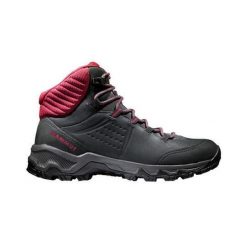 Damskie buty trekkingowe Mammut NOVA IV MID GTX nubuck terracare GORE-TEX Vibram. Czarne trekkingi damskie Mammut, na jesień, wspinaczkowe, gore-tex. Za 893.70 zł.