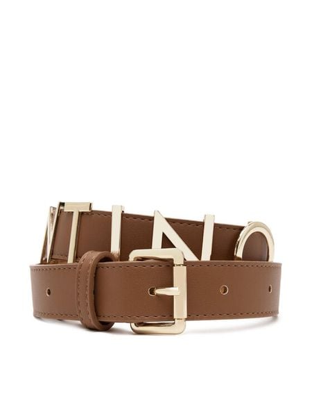 Valentino Pasek Damski Emma Winter VCS3M257N Brązowy. Brązowe paski damskie Valentino, bez wzorów, ze skóry. Za 159.99 zł.