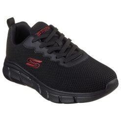 Buty sportowe męskie Skechers Bobs B Flex Chill. Czarne buty sportowe męskie Skechers, z materiału, bez zapięcia. Za 296.00 zł.