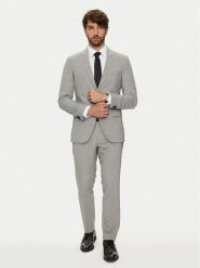 Hugo Garnitur Arti/Hesten232X 50519444 Szary Extra Slim Fit. Szare garnitury męskie Hugo, bez wzorów, z syntetyku. Za 1,839.00 zł.
