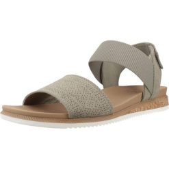 Sandały SKECHERS DESERT KISS LOW TOP LOOK Zielony. Zielone sandały damskie Skechers, bez wzorów, z materiału, bez obcasa, bez zapięcia. Za 390.00 zł.