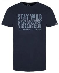 T-shirt męski Loap Alder Blue. Niebieskie t-shirty męskie Scarpa, m, z aplikacjami, z bawełny, eleganckie, bez kołnierzyka. Za 140.99 zł.