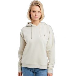Bluza damska Protest Prtkaikoura. Białe bluzy damskie Protest, bez wzorów, z kapturem. Za 289.99 zł.