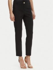 Rinascimento Spodnie materiałowe CFC0128650003 Czarny Regular Fit. Czarne spodnie materiałowe damskie Rinascimento, xs, bez wzorów, z materiału. Za 399.99 zł.