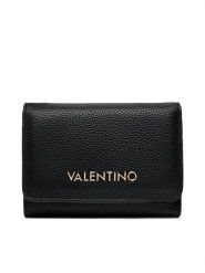 Valentino Portfel Brixton VPS7LX43 Czarny. Czarne portfele damskie Valentino, bez wzorów, ze skóry. Za 189.99 zł.