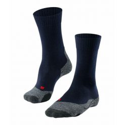 Skarpetki damskie Falke TK2. Niebieskie skarpety damskie Falke, bez wzorów, z elastanu. Za 166.00 zł.