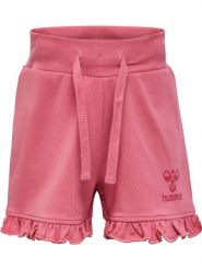 Szorty dla dziewczynki Hummel Ulla. Czerwone spodenki dla dziewczynek Hummel, bez wzorów, z bawełny, eleganckie, z standardowym stanem. Za 117.00 zł.
