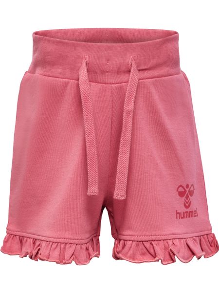 Szorty dla dziewczynki Hummel Ulla. Czerwone spodenki dla dziewczynek Hummel, bez wzorów, z bawełny, eleganckie, z standardowym stanem. Za 115.50 zł.