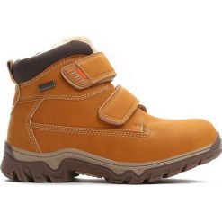 Camelowe Traperki Out In Front. Brązowe buty zimowe chłopięce Born2be, z materiału. Za 89.99 zł.