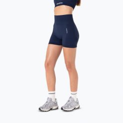 Spodenki treningowe damskie Carpatree Allure Seamless. Niebieskie szorty sportowe damskie Carpatree, l, bez wzorów, z elastanu, na fitness i siłownię. Za 169.99 zł.