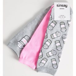 Skarpetki - Jasny szary. Skarpety damskie Sinsay. W wyprzedaży za 6.99 zł.