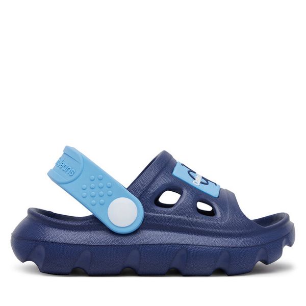 Sandały Calvin Klein Jeans. Niebieskie sandały chłopięce Calvin Klein Jeans, z jeansu, bez zapięcia. Za 129.99 zł.