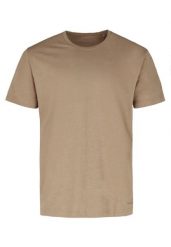 Gładka koszulka 200 g/m², Comfort Fit, T-PERSONAL. Brązowe t-shirty męskie Volcano, m, bez wzorów, z jeansu, bez kołnierzyka. Za 69.99 zł.