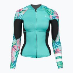 Kurtka neoprenowa damska Hurley Advant 1/1 mm. Niebieskie kurtki damskie Hurley, bez wzorów, z materiału, bez kaptura, żeglarskie. Za 339.99 zł.