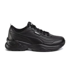 Buty Puma Cilia Mode 37112501 czarne. Czarne obuwie sportowe damskie bez wzorów, z gumy, do biegania. Za 414.96 zł.
