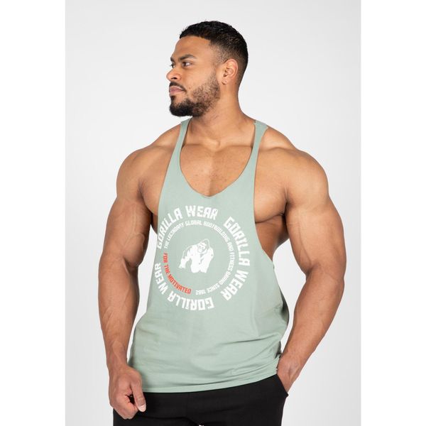 Melrose Stringer - Zielony. Zielone buty sportowe męskie GORILLA WEAR, bez zapięcia, na fitness i siłownię. Za 169.00 zł.