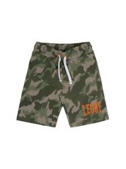 Szorty chłopięce Leone Camouflage z nieczesanej bawełny. Białe szorty dla chłopców LEONE 1947 APPAREL, bez wzorów, z bawełny, sportowe. Za 42.06 zł.