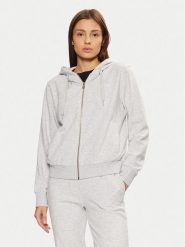 Guess Bluza O5RQ01 KCO31 Szary Regular Fit. Szare bluzy damskie Guess, xs, z aplikacjami, z bawełny, bez kaptura. Za 179.99 zł.