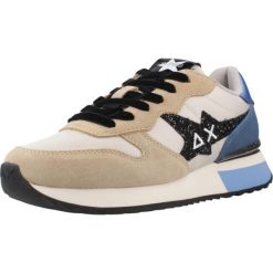 Buty SUN68 STARGIRL GLITTER LOGO Beżowy. Brązowe trekkingi damskie SUN68, trekkingowe. Za 416.99 zł.