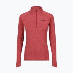 Bluza do biegania damska Inov-8 Train Elite Mid Half Zip. Czerwone bluzy sportowe damskie Inov-8, bez wzorów, bez kaptura, do biegania. Za 299.99 zł.