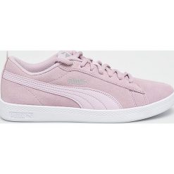 Puma - Buty Smash Wns V2 Sd. Szare obuwie sportowe damskie Puma, z materiału. W wyprzedaży za 199.90 zł.
