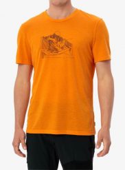 Koszulka szybkoschnąca męska Vaude Tekoa T-Shirt III. Brązowe t-shirty męskie Vaude, na lato, m, bez wzorów, z lyocellu, klasyczne, bez kołnierzyka. Za 142.99 zł.