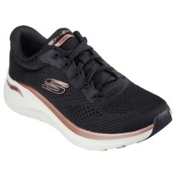Tenisówki Skechers Model Arch Fit 2.0-glow Th Kolor Czarny. Czarne trampki i tenisówki damskie Skechers, bez wzorów, z materiału, casualowe, bez zapięcia. Za 466.00 zł.