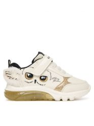 Geox Sneakersy J Ciberdron J56LPA 0BCKN C1M2U M Écru. Buty sportowe dziewczęce Geox, bez wzorów, ze skóry, bez zapięcia. Za 189.99 zł.