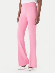 Rinascimento Spodnie materiałowe CFC0127876003 Różowy Slim Fit. Czerwone spodnie materiałowe damskie Rinascimento, xl, bez wzorów, z materiału. Za 439.99 zł.