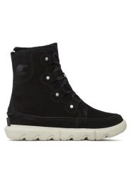 Sorel Śniegowce Explorer Next™ Joan Wp NL5031-010 Czarny. Czarne śniegowce i trapery damskie Sorel, ze skóry. Za 489.00 zł.