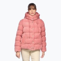 Kurtka ocieplana damska Geox Loisia Parka. Czerwone kurtki damskie Geox, na zimę, bez wzorów, bez kaptura. Za 969.99 zł.