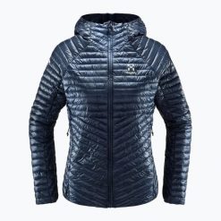 Kurtka puchowa damska Haglöfs L.I.M Mimic Hood. Niebieskie kurtki damskie Haglöfs, l, bez wzorów, z puchu, bez kaptura. Za 509.99 zł.