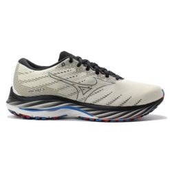 Buty do biegania Mizuno Wave Rider 26. Białe obuwie sportowe damskie Mizuno, bez wzorów, z materiału, do biegania, mizuno wave. Za 683.55 zł.