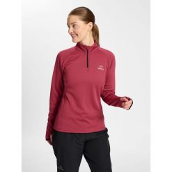 Bluza damska 1/2 zip z długim rękawem Newline Phoenix. Czerwone bluzy damskie Newline, xl, bez wzorów, bez kaptura. Za 200.50 zł.