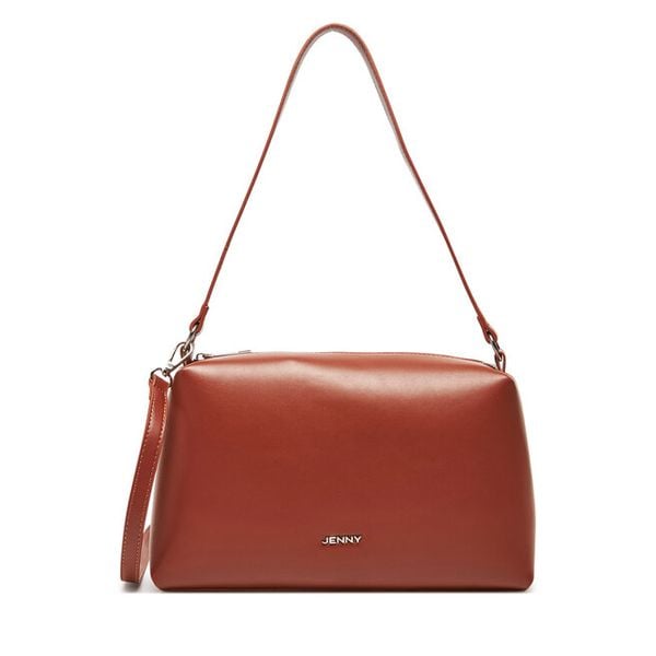 Torebka JENNY. Brązowe torebki do ręki damskie Jenny, bez wzorów, klasyczne, bez dodatków. Za 119.99 zł.